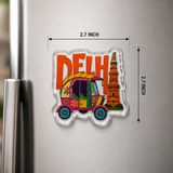 Delhi - Cutout Acrylic Fridge Magnet