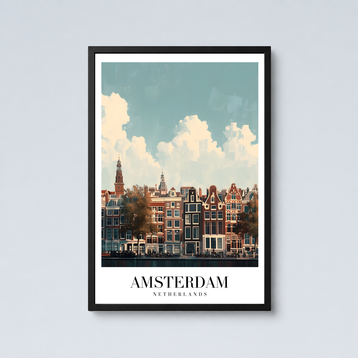 Amsterdam Retro Wall Art