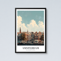 Amsterdam Retro Wall Art