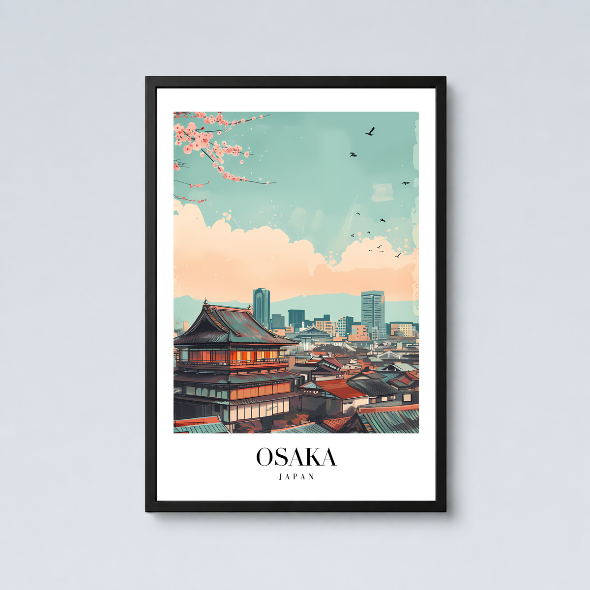 Osaka Retro Wall Art