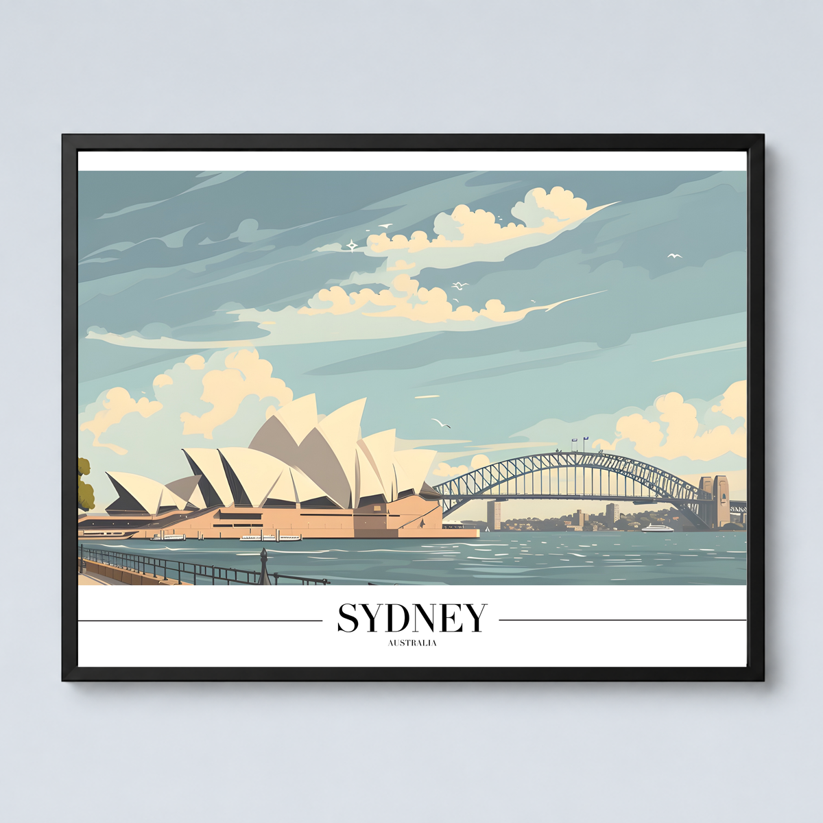 Sydney Retro Wall Art