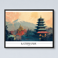 Kathmandu Retro Wall Art