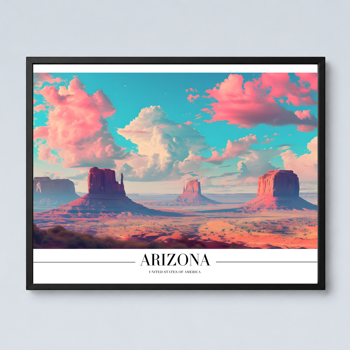 Arizona Retro Wall Art