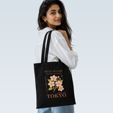 Tokyo Blossom | Zipper Tote Bag