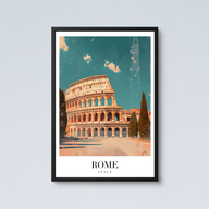 Rome Retro Wall Art