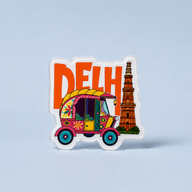 Delhi - Cutout Acrylic Fridge Magnet