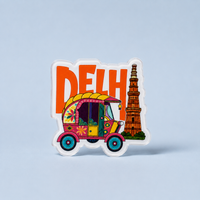Delhi - Cutout Acrylic Fridge Magnet