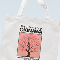 Okinawa Blossom | Zipper Tote Bag