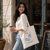 Un Cafe | Zipper Tote Bag