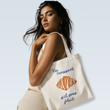 Un Croissant | Zipper Tote Bag