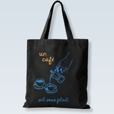 Un Cafe | Zipper Tote Bag