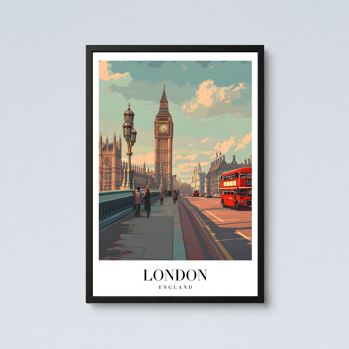 London Retro Wall Art