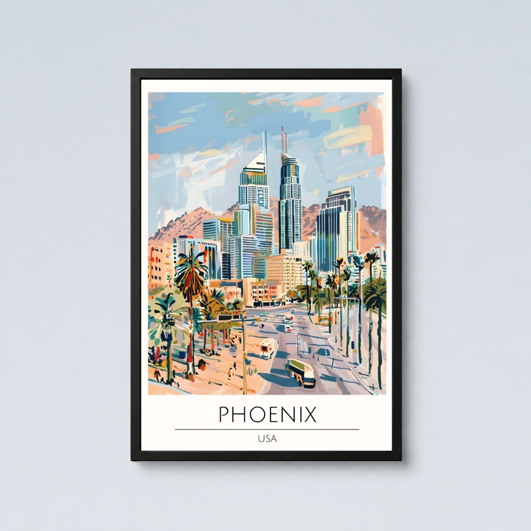Phoenix Retro Wall Art