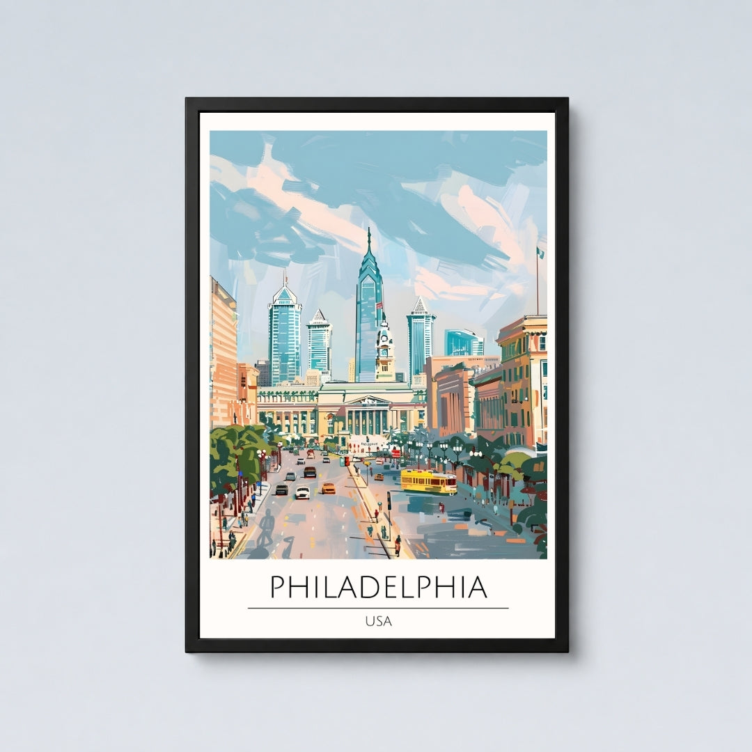 Philadelphia Retro Wall Art