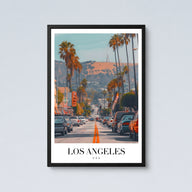 Los Angeles Retro Wall Art