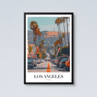 Los Angeles Retro Wall Art