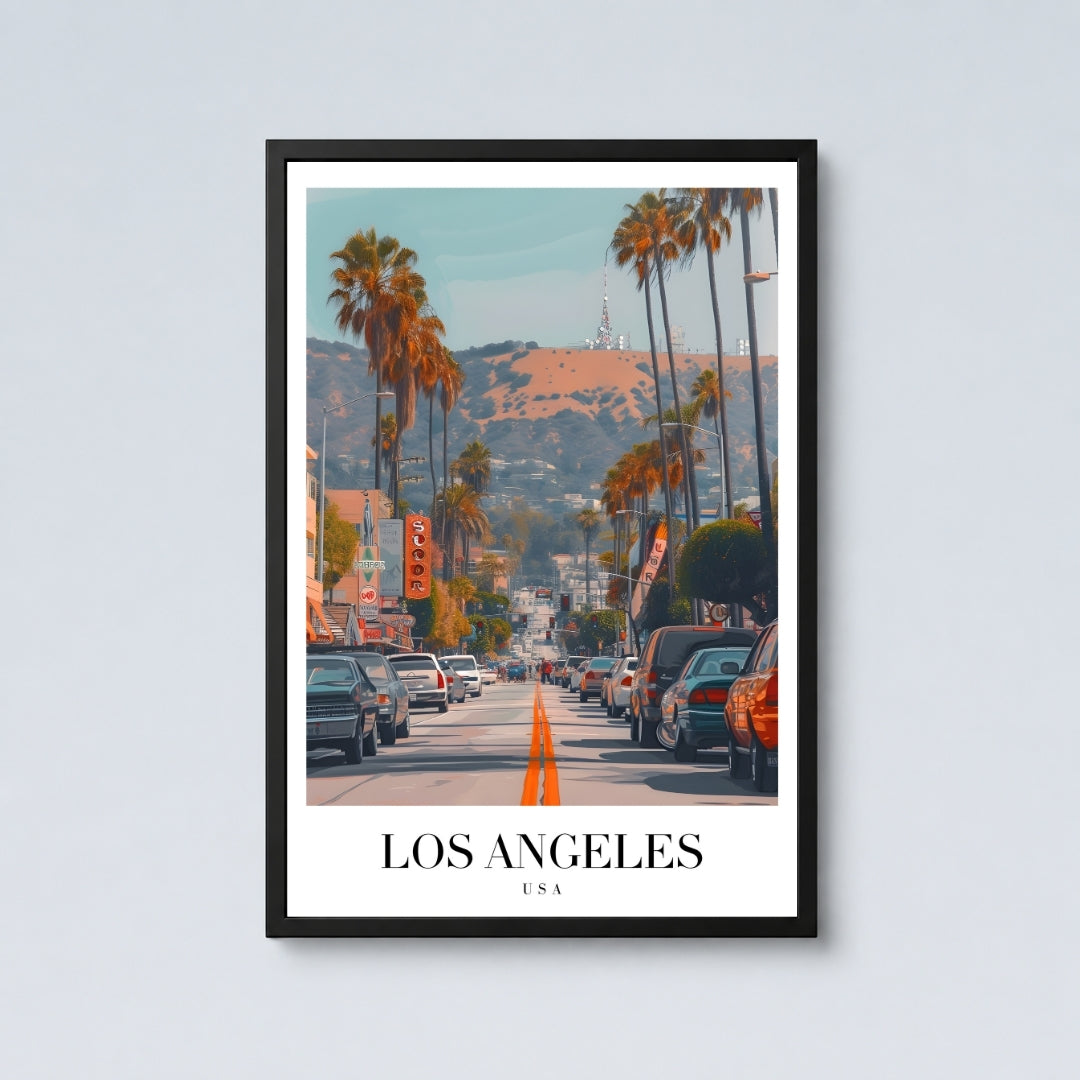 Los Angeles Retro Wall Art
